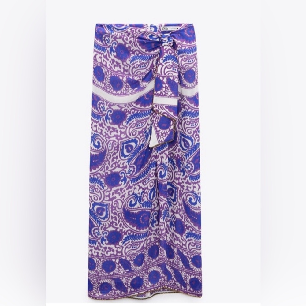 Beaded Pareo Skirt